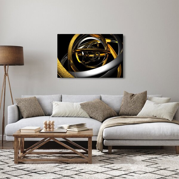 Slika moderne apstrakcije (90x60 cm)