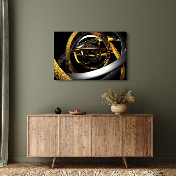 Slika moderne apstrakcije (90x60 cm)