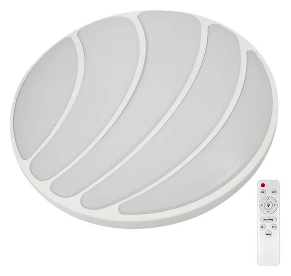 LED Prigušiva stropna svjetiljka SHELL WHITE LED/40W/230V + DU