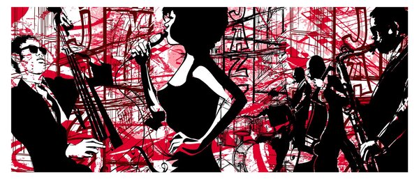 Slika - Jazz (120x50 cm)
