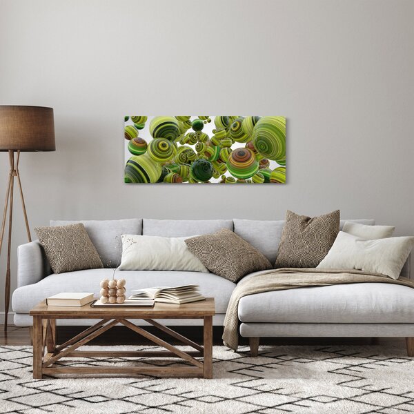 Slika prugastih kugli (120x50 cm)
