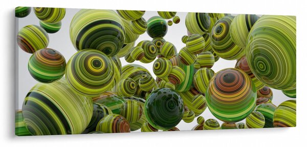 Slika prugastih kugli (120x50 cm)