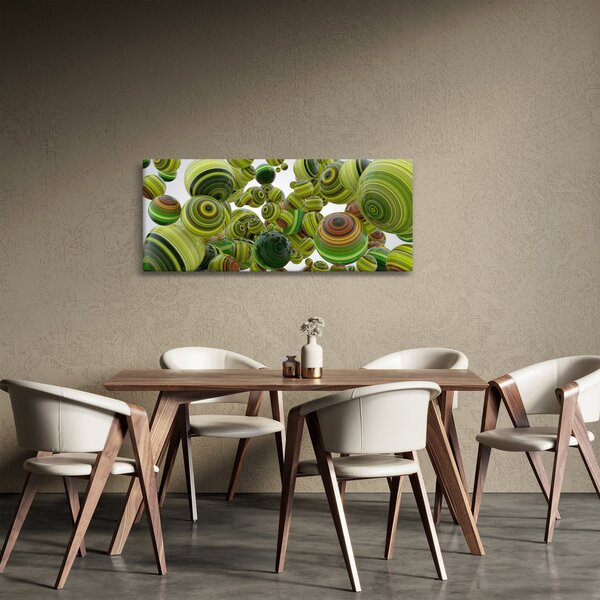 Slika prugastih kugli (120x50 cm)