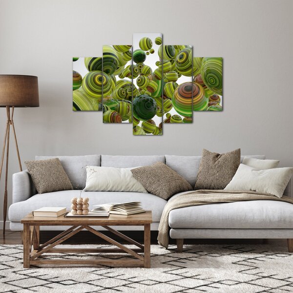 Slika prugastih kugli (150x105 cm)