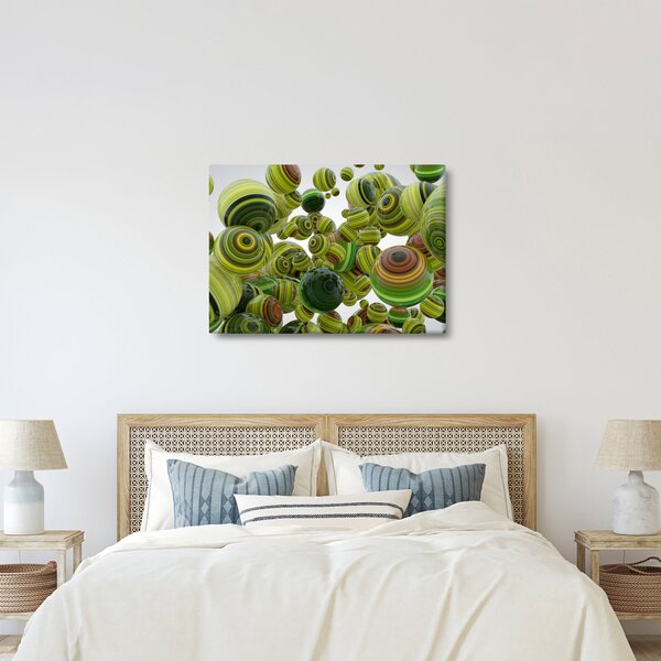 Slika prugastih kugli (70x50 cm)