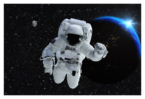 Slika - Astronaut u svemiru (90x60 cm)