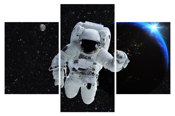 Slika - Astronaut u svemiru (90x60 cm)