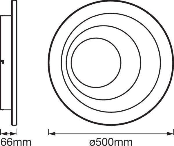 Ledvance - LED Prigušiva stropna svjetiljka SMART+ SPIRAL LED/24W/230V Wi-Fi