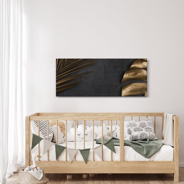 Slika sa zlatnim lišćem (120x50 cm)