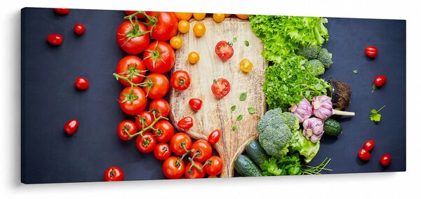 Slika - Stol pun povrća (120x50 cm)
