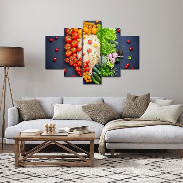 Slika - Stol pun povrća (150x105 cm)