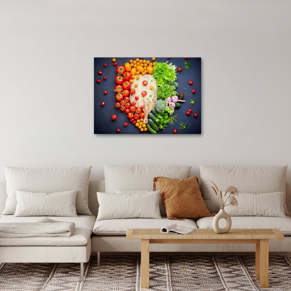 Slika - Stol pun povrća (70x50 cm)