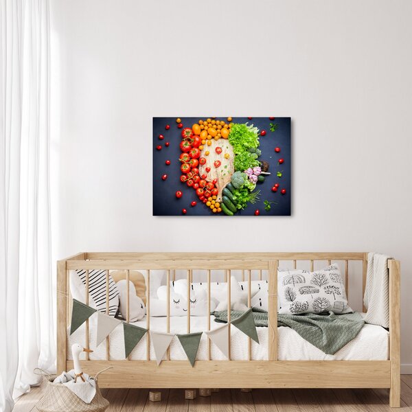 Slika - Stol pun povrća (70x50 cm)