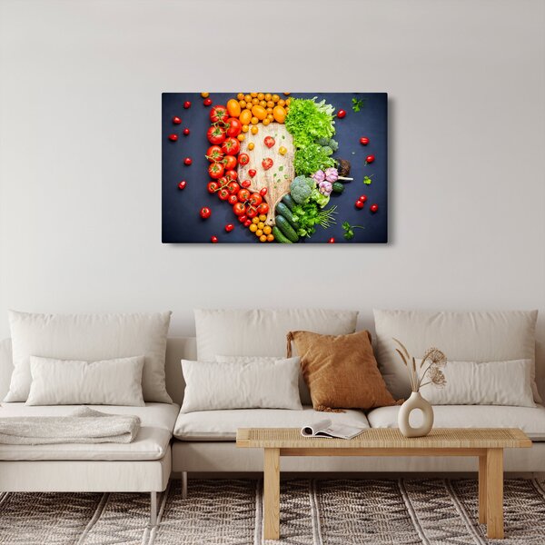 Slika - Stol pun povrća (90x60 cm)