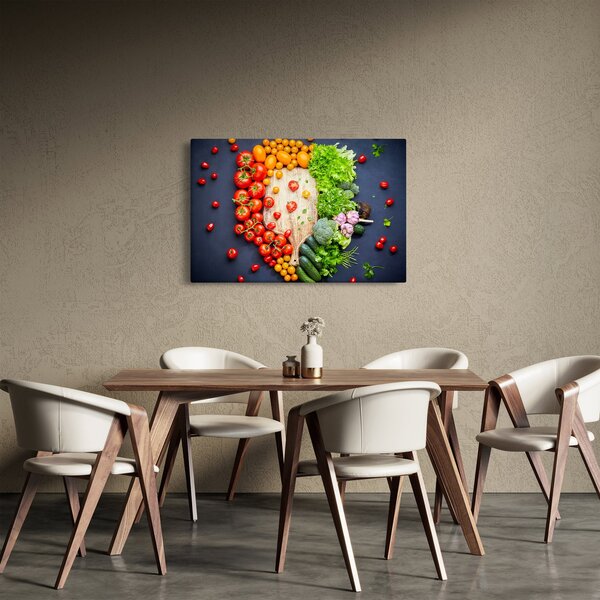 Slika - Stol pun povrća (90x60 cm)