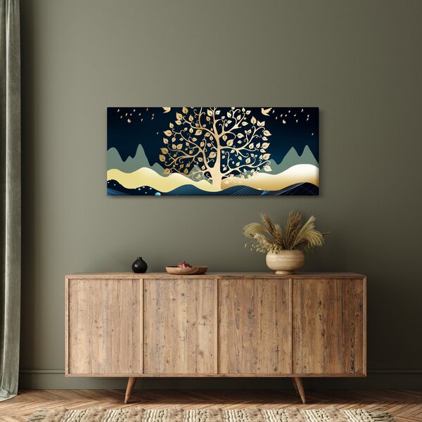 Slika zlatnog stabla (120x50 cm)