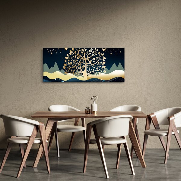 Slika zlatnog stabla (120x50 cm)
