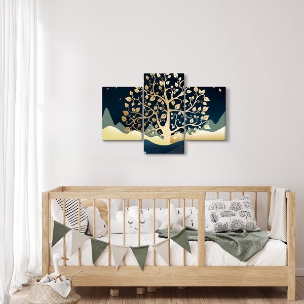 Slika zlatnog stabla (90x60 cm)