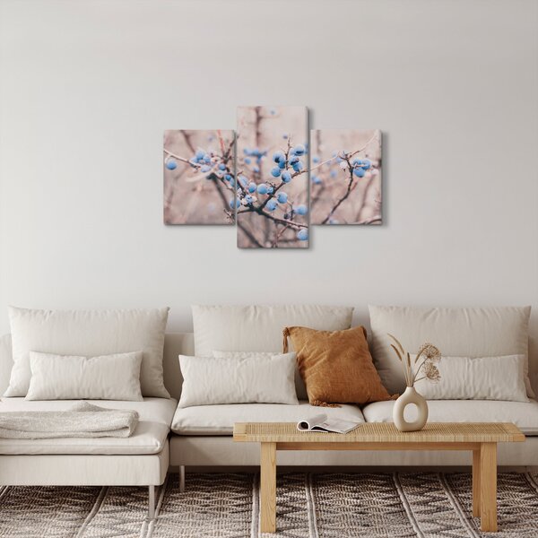 Slika bobica na grmu (90x60 cm)