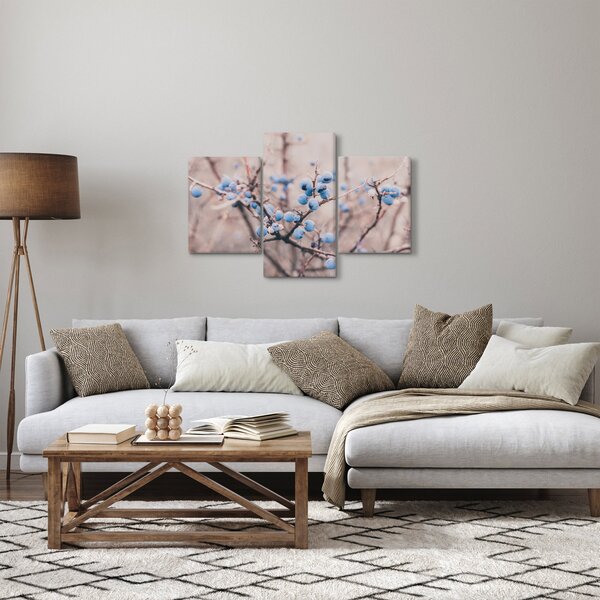 Slika bobica na grmu (90x60 cm)