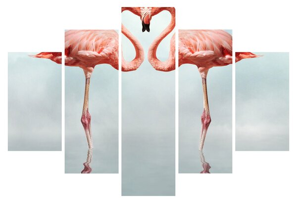 Slika dva flaminga (150x105 cm)