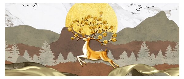 Slika jelena (120x50 cm)