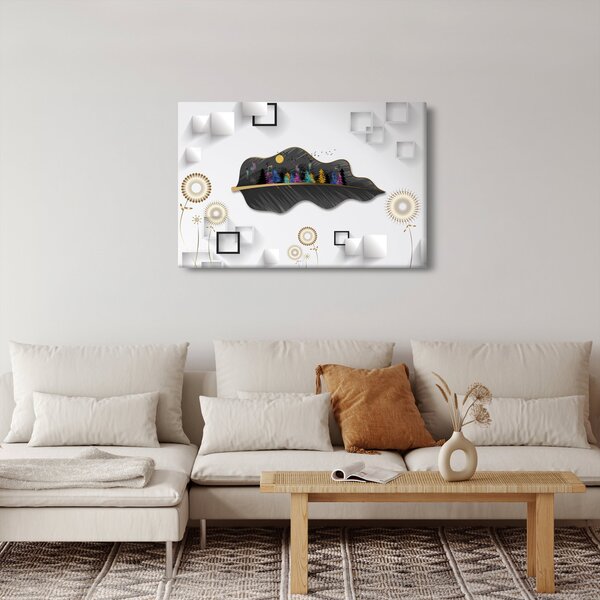 Slika apstrakcije (90x60 cm)