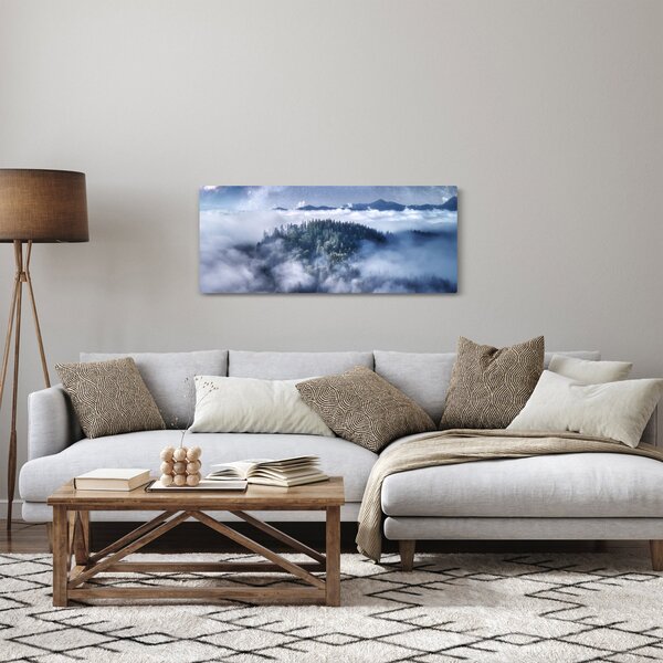Slika šume u magli (120x50 cm)
