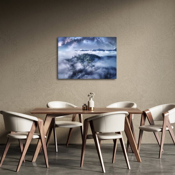 Slika šume u magli (70x50 cm)