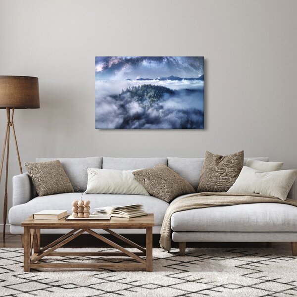 Slika šume u magli (90x60 cm)