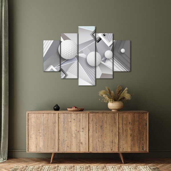 Geometrijska apstraktna slika (150x105 cm)