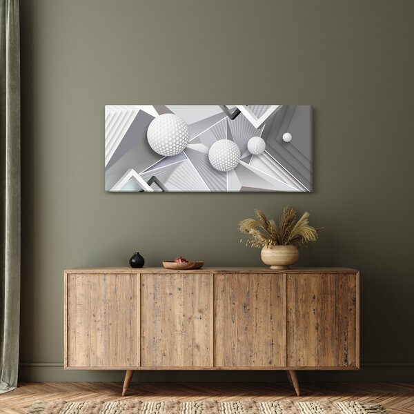 Geometrijska apstraktna slika (120x50 cm)
