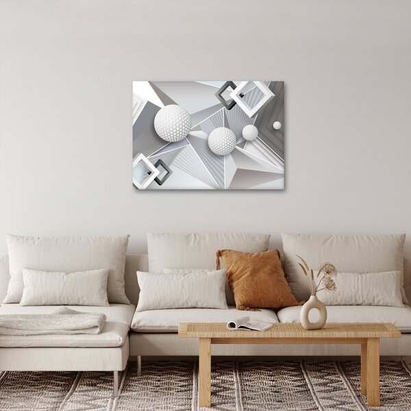 Geometrijska apstraktna slika (70x50 cm)