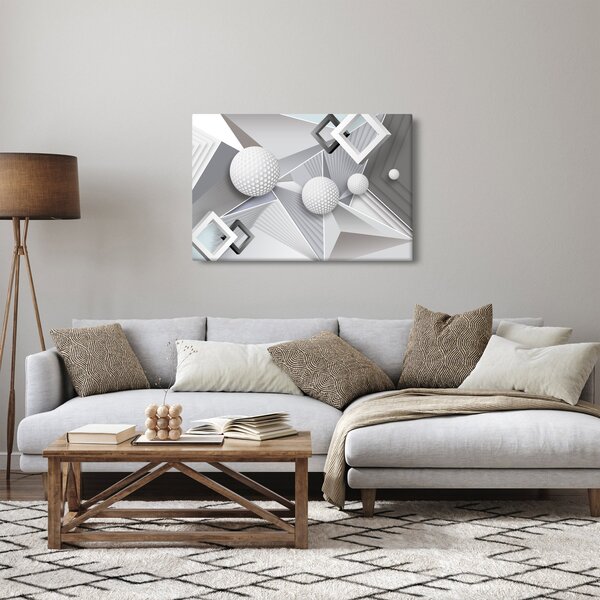 Geometrijska apstraktna slika (90x60 cm)