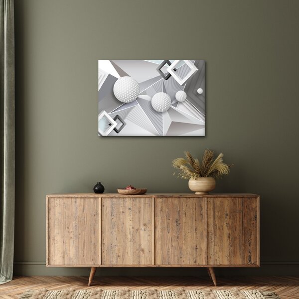 Geometrijska apstraktna slika (70x50 cm)