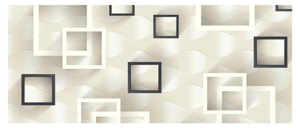 Geometrijska apstraktna slika (120x50 cm)