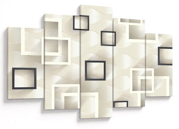 Geometrijska apstraktna slika (150x105 cm)