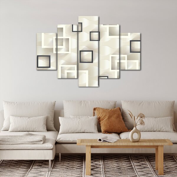 Geometrijska apstraktna slika (150x105 cm)