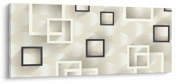 Geometrijska apstraktna slika (120x50 cm)