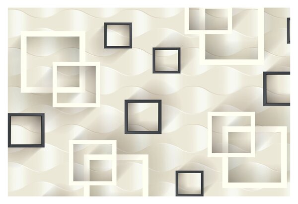Geometrijska apstraktna slika (90x60 cm)