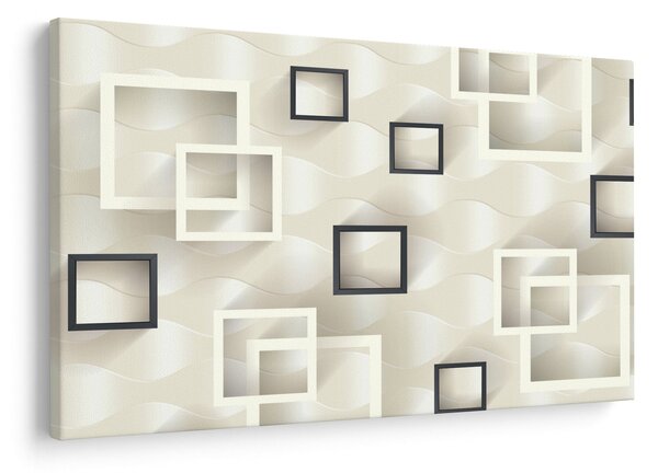 Geometrijska apstraktna slika (90x60 cm)