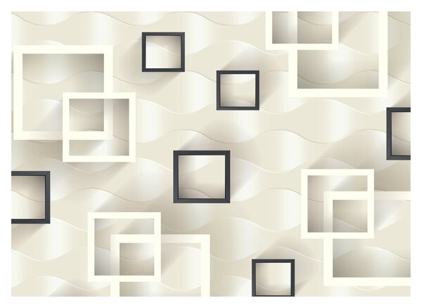 Geometrijska apstraktna slika (70x50 cm)