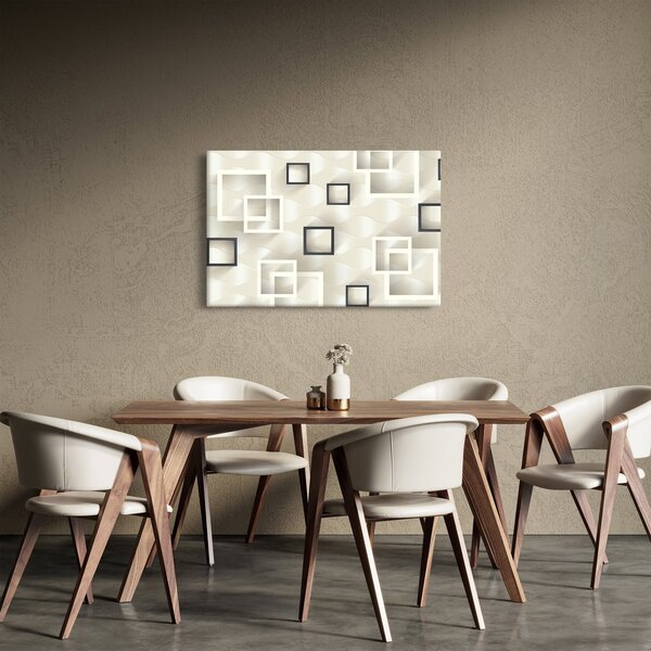 Geometrijska apstraktna slika (90x60 cm)
