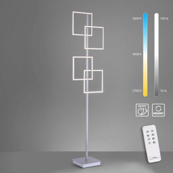 Paul Neuhaus 817-55 - LED Prigušiva podna lampa INIGO 4xLED/8W/230V + DU