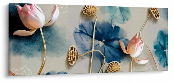 Slika s cvijećem (120x50 cm)