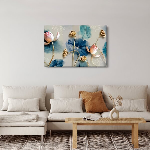 Slika s cvijećem (90x60 cm)