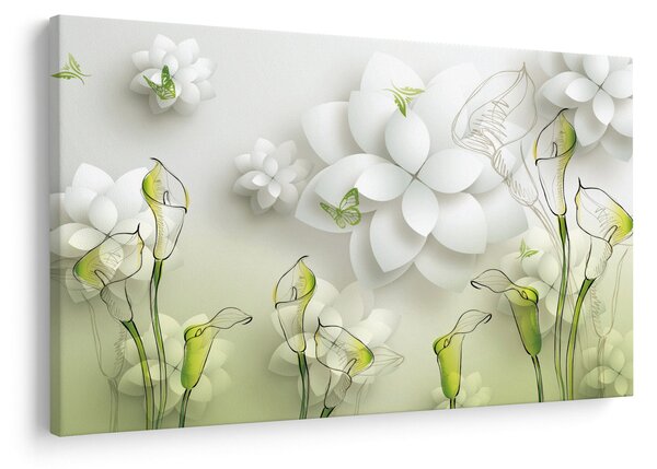 Slika s cvijećem (90x60 cm)