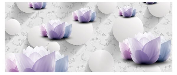 Slika s cvijećem (120x50 cm)