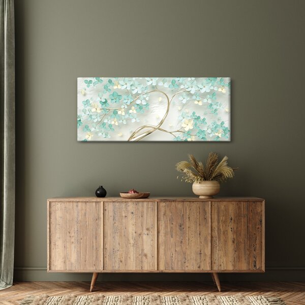 Slika - Zlatno cvijetno stablo (120x50 cm)