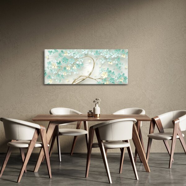 Slika - Zlatno cvijetno stablo (120x50 cm)